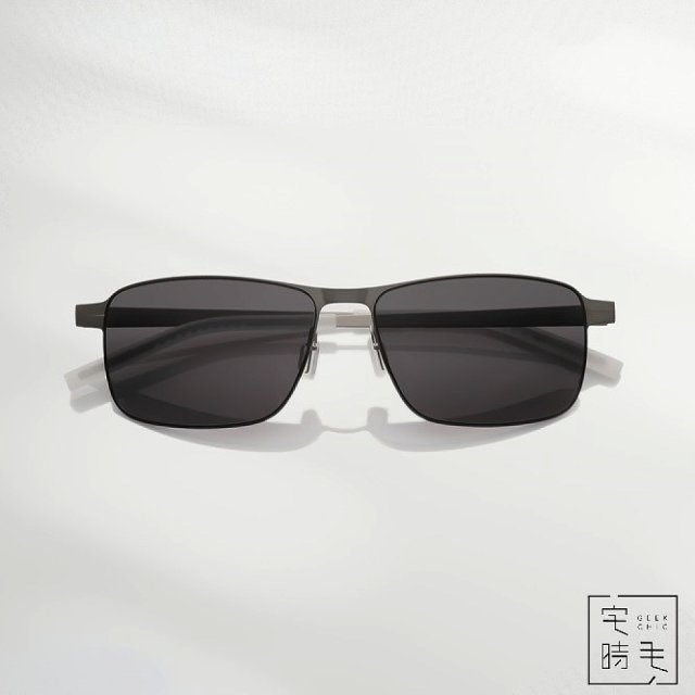 【486 獨家限定組合】【宅時毛】Slimo 薄鋼耐壓偏光太陽眼鏡｜清潔膜限定組 ｜ 矩形框