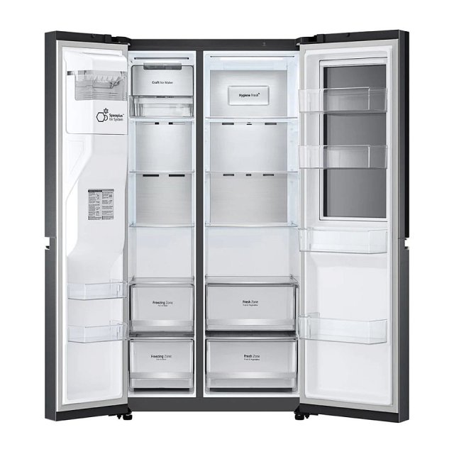 【新竹門市展示機】LG InstaView™敲敲看門中門冰箱 星夜黑 / 734公升 (GR-QPLC82BS)
