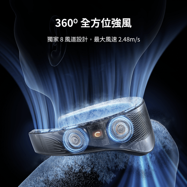 【TORRAS】COOLiFY Cyber Fold 旗艦AI智慧頸掛冷暖空調風扇