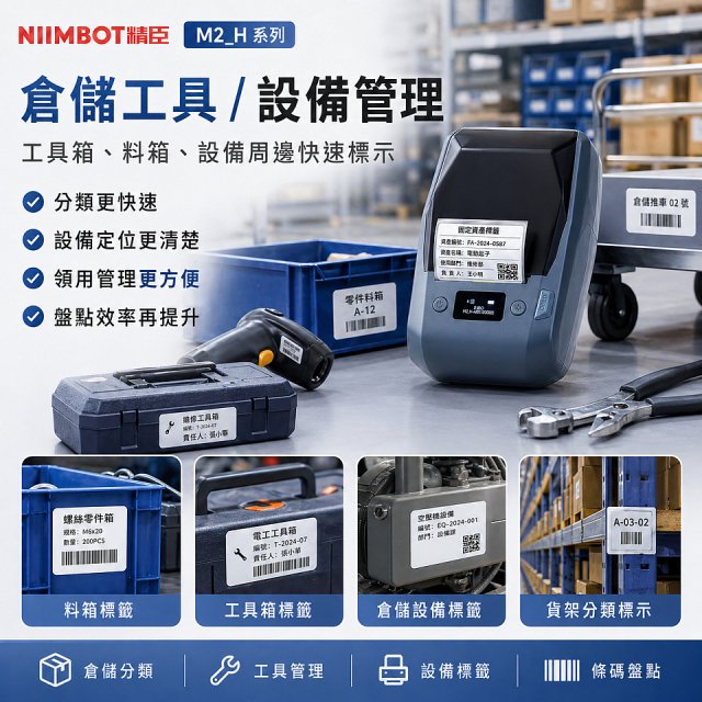 【超優惠套組】精臣 M2 商用標籤機＋10捲客製貼紙
