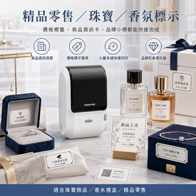 【超優惠套組】精臣 M3 商用標籤機＋10捲客製貼紙