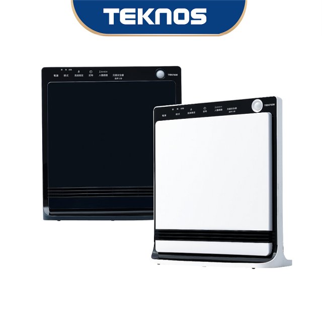 【日本TEKNOS】人體偵測 除臭陶瓷電暖器 TS-P1222(白)、TS-P1223(黑)